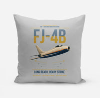Thumbnail for FJ-4B Fury design on light gray pillow