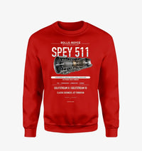 Thumbnail for SPEY 511 design on red sweatshirt