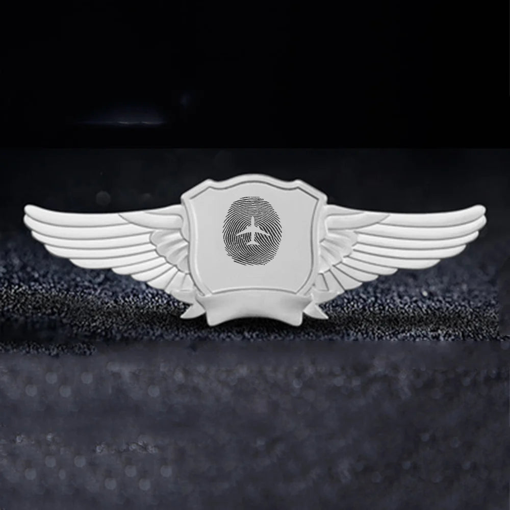 Aviation Finger Print Badge - view 6