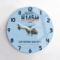 Thumbnail for Airbus Helicopters H145M LUH SOF design on light blue no frame wall clock