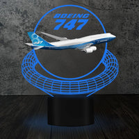 Thumbnail for Customisable Boeing 747 3D Lamp - view 6
