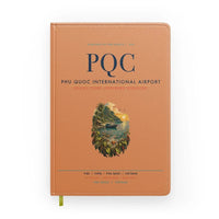 Thumbnail for Phu Quoc International Airport (PQC) design on orange notebook