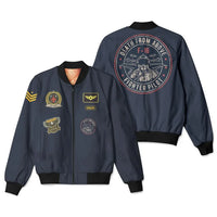 Thumbnail for Customisable Mixed Patches Project 3D Bomber Jacket - view 6
