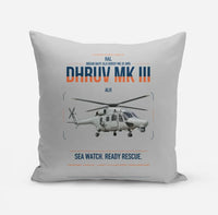Thumbnail for HAL ALH Dhruv Mk III design on light gray pillow