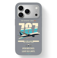 Thumbnail for Boeing 787-8 Dreamliner design on gray magsafe iphone case