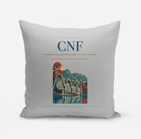 Thumbnail for Tancredo Neves International Airport (CNF) design on light gray pillow