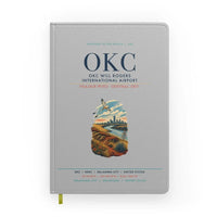 Thumbnail for OKC Will Rogers International Airport (OKC) design on light gray notebook