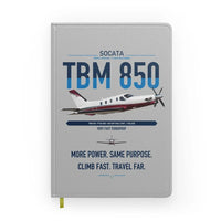 Thumbnail for Socata TBM 850 design on light gray notebook