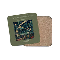 Thumbnail for The Night Freight Departure - Designed Coasters design on green army 1-piece