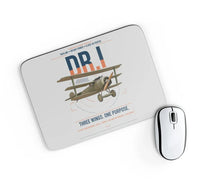 Thumbnail for Fokker Dr.I design on light gray rectangle mouse pad