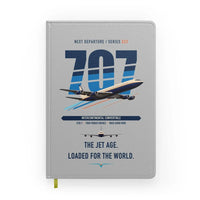 Thumbnail for Boeing 707-320C design on light gray notebook