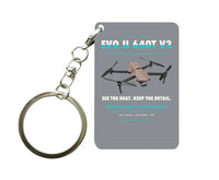 Thumbnail for Autel EVO II Dual 640T V3 Key Chain design on gray key chain