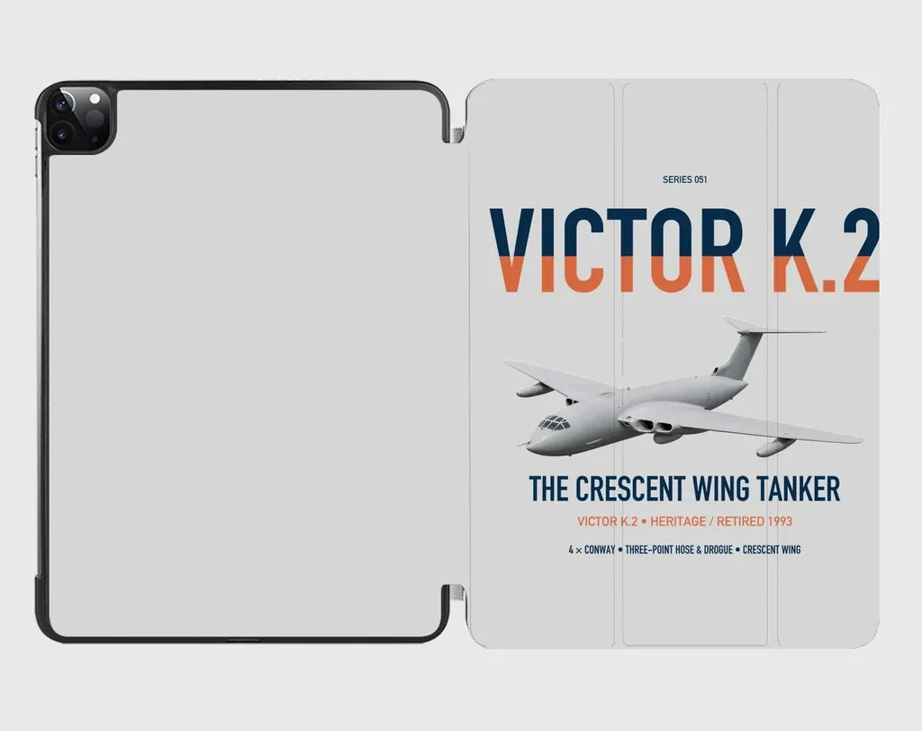 Handley Page Victor K.2 design on light gray ipad tablet case