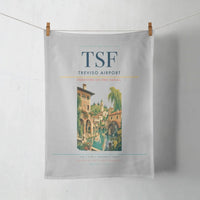 Thumbnail for Treviso Airport (TSF) design on light gray towel
