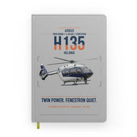 Thumbnail for Airbus H135 design on light gray notebook