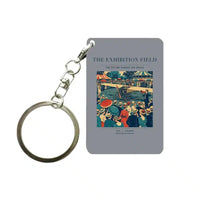 Thumbnail for VINTAGE G4322 - The Exhibition Field - Designed Key Chain design on gray