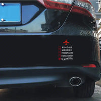 Thumbnail for Aviation Car Sticker - view 6