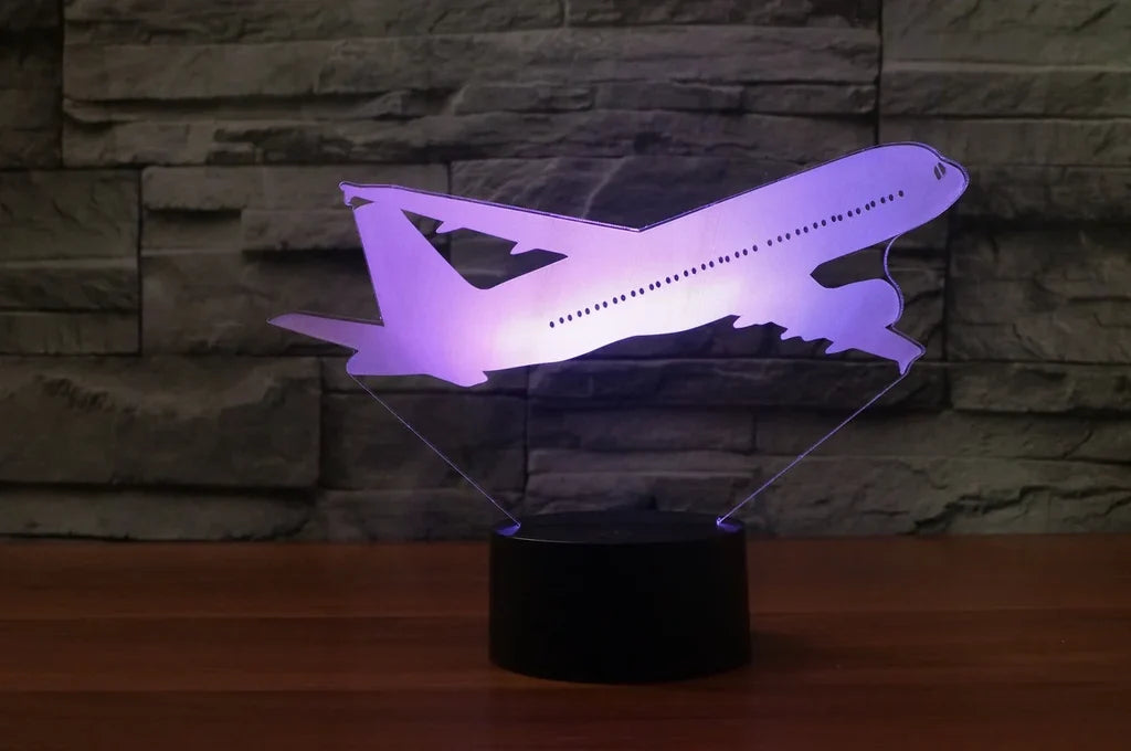Customisable Airbus A320 3D Lamp - view 7
