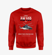 Thumbnail for Leonardo AW169 design on red sweatshirt