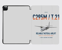 Thumbnail for Airbus C295M T.21 design on light gray ipad tablet case