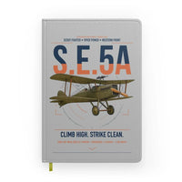 Thumbnail for Royal Aircraft Factory S.E.5a design on light gray notebook