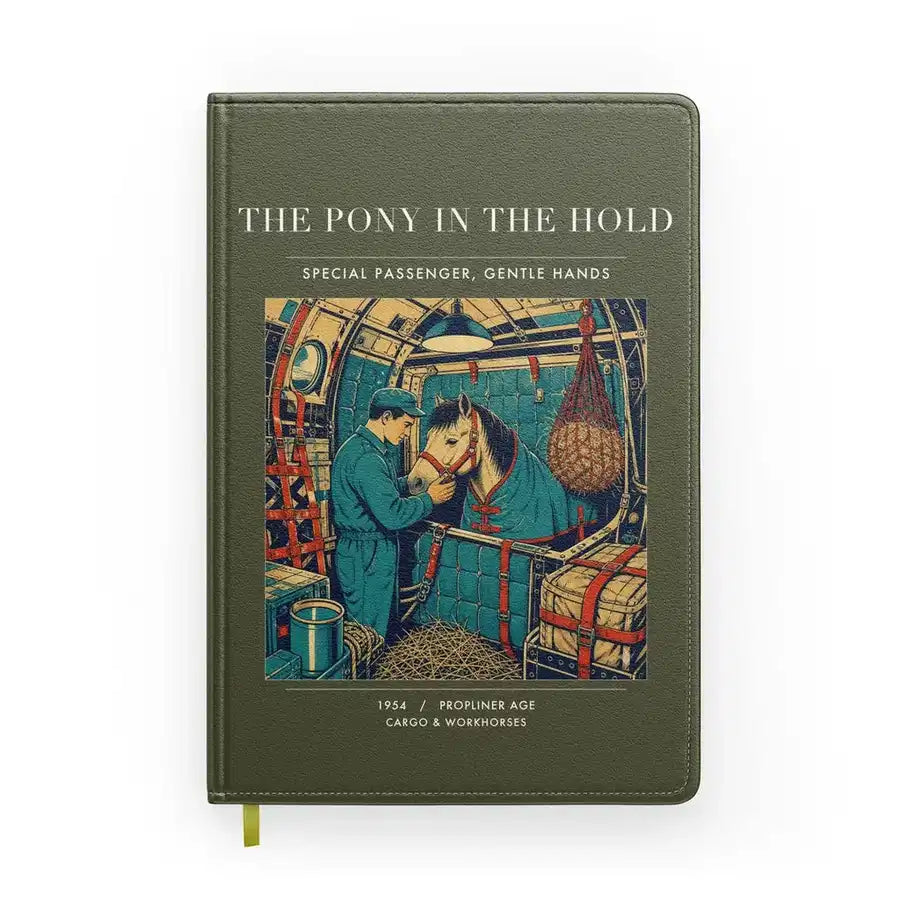 VINTAGE G4235 - The Pony In The Hold - Designed Notebooks design on greenarmy