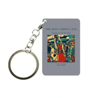 Thumbnail for VINTAGE G4124 - The Red Carpet Gate - Designed Key Chain design on gray