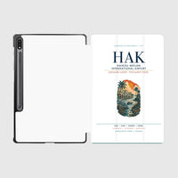 Thumbnail for Haikou Meilan International Airport (HAK) design on white samsung tablet tablet case