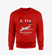Thumbnail for E-11A BACN design on red sweatshirt
