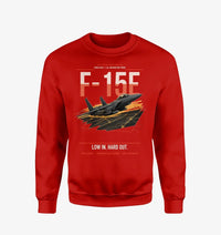 Thumbnail for F-15E Strike Eagle design on red sweatshirt