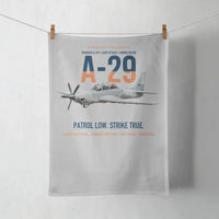 Thumbnail for A-29 Super Tucano Light Attack design on light gray towel