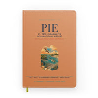 Thumbnail for St. Pete–Clearwater International Airport (PIE) design on orange notebook