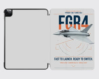 Thumbnail for Eurofighter Typhoon FGR4 design on light gray ipad tablet case