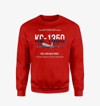 Thumbnail for KC-135Q Blackbird Tanker design on red sweatshirt