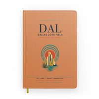 Thumbnail for Dallas Love Field (DAL) design on orange notebook
