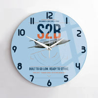 Thumbnail for Blackburn Buccaneer S2B design on light blue no frame wall clock