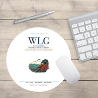 Thumbnail for Wellington International Airport (WLG) design on white round mouse pad