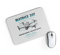 Thumbnail for DJI Matrice 30T design on light gray rectangle mouse pad
