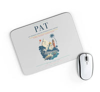Thumbnail for Jay Prakash Narayan International Airport (PAT) design on light gray rectangle mouse pad