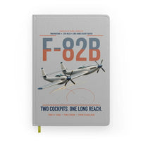 Thumbnail for F-82B Twin Mustang design on light gray notebook