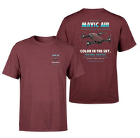 Thumbnail for DJI Mavic Air design on dark red t shirt