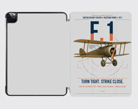 Thumbnail for Sopwith Camel F.1 design on light gray ipad tablet case