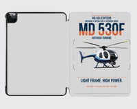 Thumbnail for MD Helicopters MD 530F design on light gray ipad tablet case