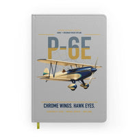 Thumbnail for Curtiss P-6E Hawk design on light gray notebook
