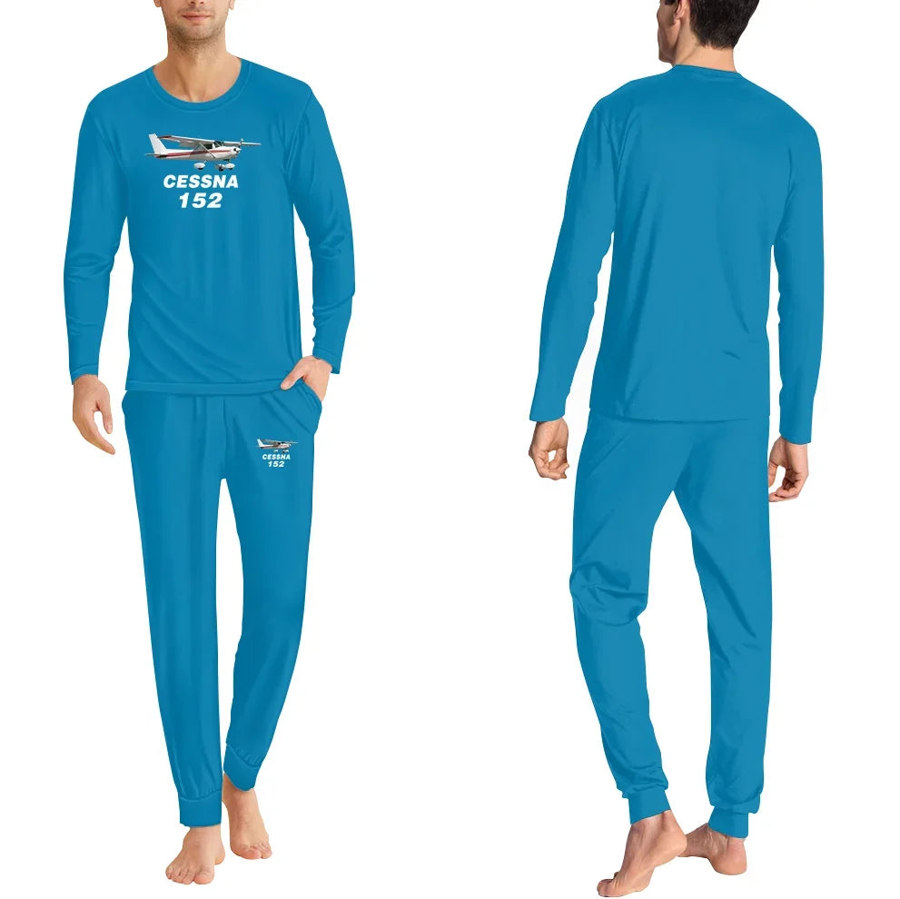 The Cessna 152 men pajamas - Light Blue