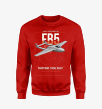 Thumbnail for de Havilland Vampire FB5 design on red sweatshirt