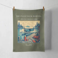 Thumbnail for VINTAGE G4195 - The Float Dock Morning - Designed Towels design on greenarmy