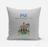 Thumbnail for Mercedita Airport (PSE) design on light gray pillow