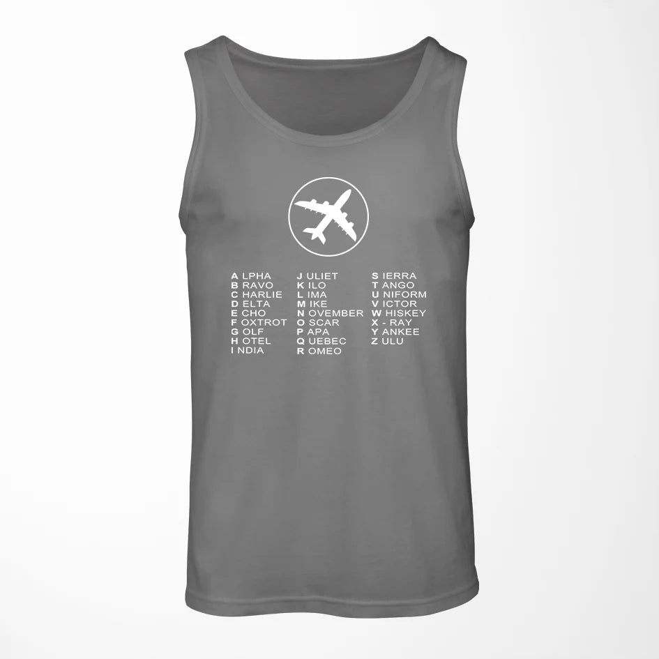 Aviation Alphabet Tank Top - view 6