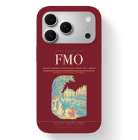 Thumbnail for Greven Airport (FMO) design on dark red iPhone 17 Pro MagSafe case
